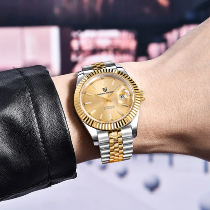 PAGANI DESIGN Men Mechanical Watch Luxury Automatic Watch Jubilee Bracelet Japan Movement 100M Waterproof Sport Wristwatch 1645
