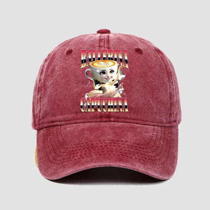 Italienisch Brainrot Damen Herren Mützen Kinder-Baseballmütze Accessoires Mütze Jungen Mädchen Mützen Verstellbar Herren Trucker-Mütze Sonnenhut Kinder Geschenk