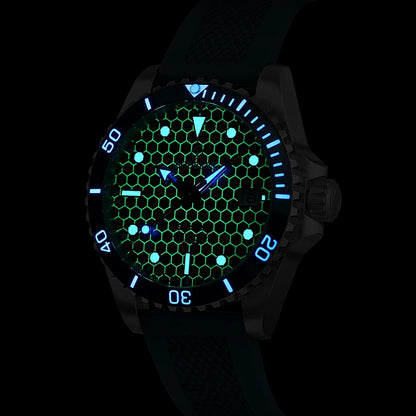 Boderry Seaturtle Titanium Diver Watch Men Luxury Bronze Watches Automatic Mechanical Wristwatch Sport 200M Waterproof Luminous