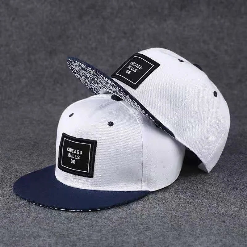 Men's Letter Embroidery Tide All-match Flat Brim Baseball Cap Ladies Summer Hip-hop Hat Outdoor Shade Adjustable Peaked Cap