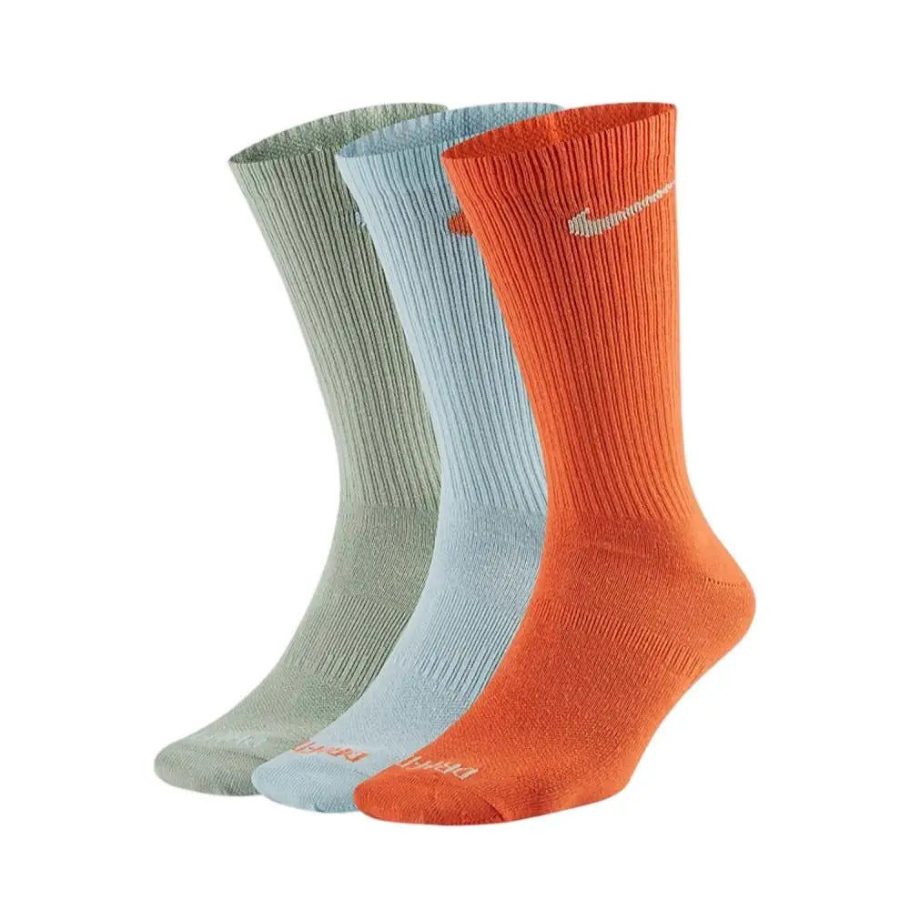 Chaussettes de sport Nike Air Jordan pour homme et femme, montant jusqu'aux genoux, lot de 3, chaussettes de basket-ball confortables et respirantes SX5544-017
