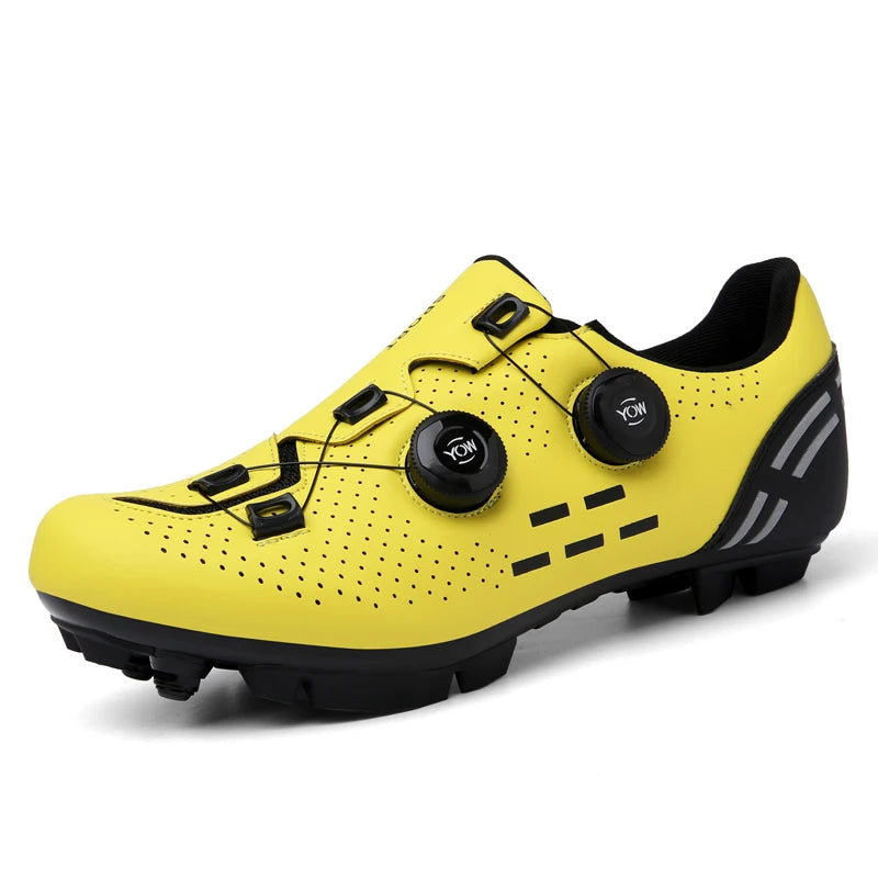 Sapatos de Ciclismo de Alta Qualidade para Homem SPD Autoencaixe Estrada Bicicleta Desporto Sapatos de Ciclismo MTB de Montanha Antiderrapantes para Mulher 36-47