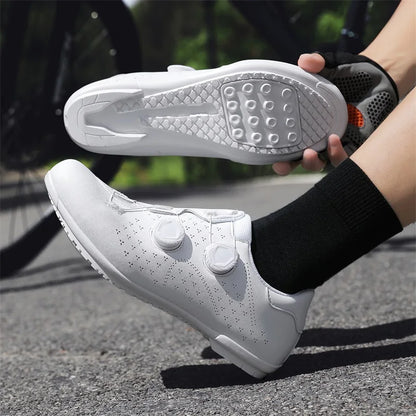 Men's Non-Locking Mountain Bike Shoes Without Cleats Road Bicycle RB Speed Non-Cleat Cycling Shoes Sneakers Flat Pedal MTB Women