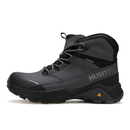 HUMTTO Hiking Shoes Men's Waterproof Hunting Boots Tactical Desert Combat Ankle Trekking Boots Male Women Warm Leather Sneakers