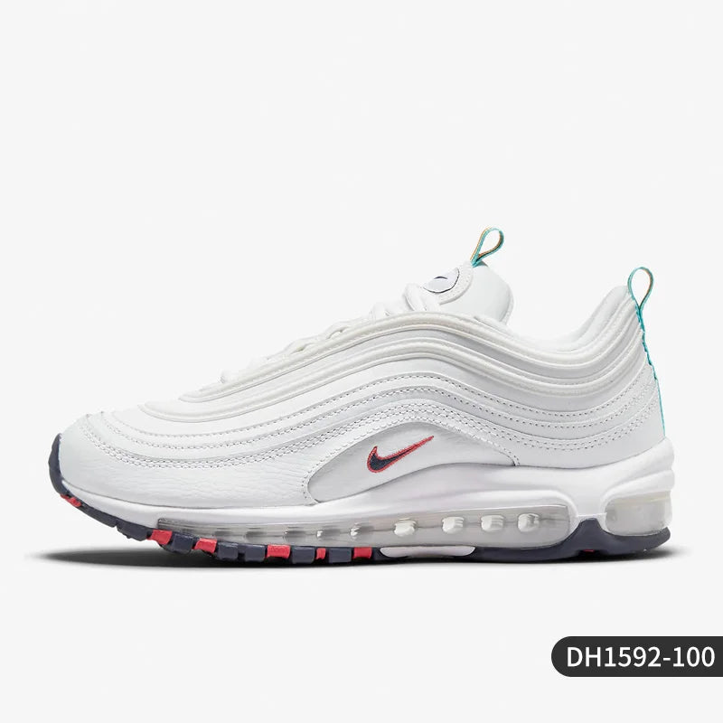 Nike Genuine AIR MAX 97 Women's Comfortable and Cushioned Running Shoes DH1592-100