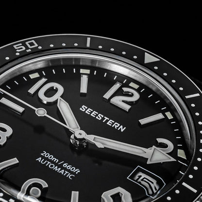 Sugess Diveing Watch of Men Automatic Mechanical Wristwatches 20ATM Waterproof Sapphire NH35A Movement BGW9 Luminous New S434-2