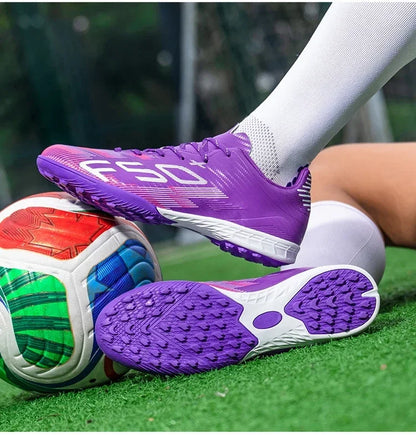 Nouvelles chaussures de football pour hommes, chaussures de football professionnelles, chaussures d'entraînement, chaussures de match, baskets antidérapantes, chaussures de sport pour terrain gazonné, chaussures d'extérie