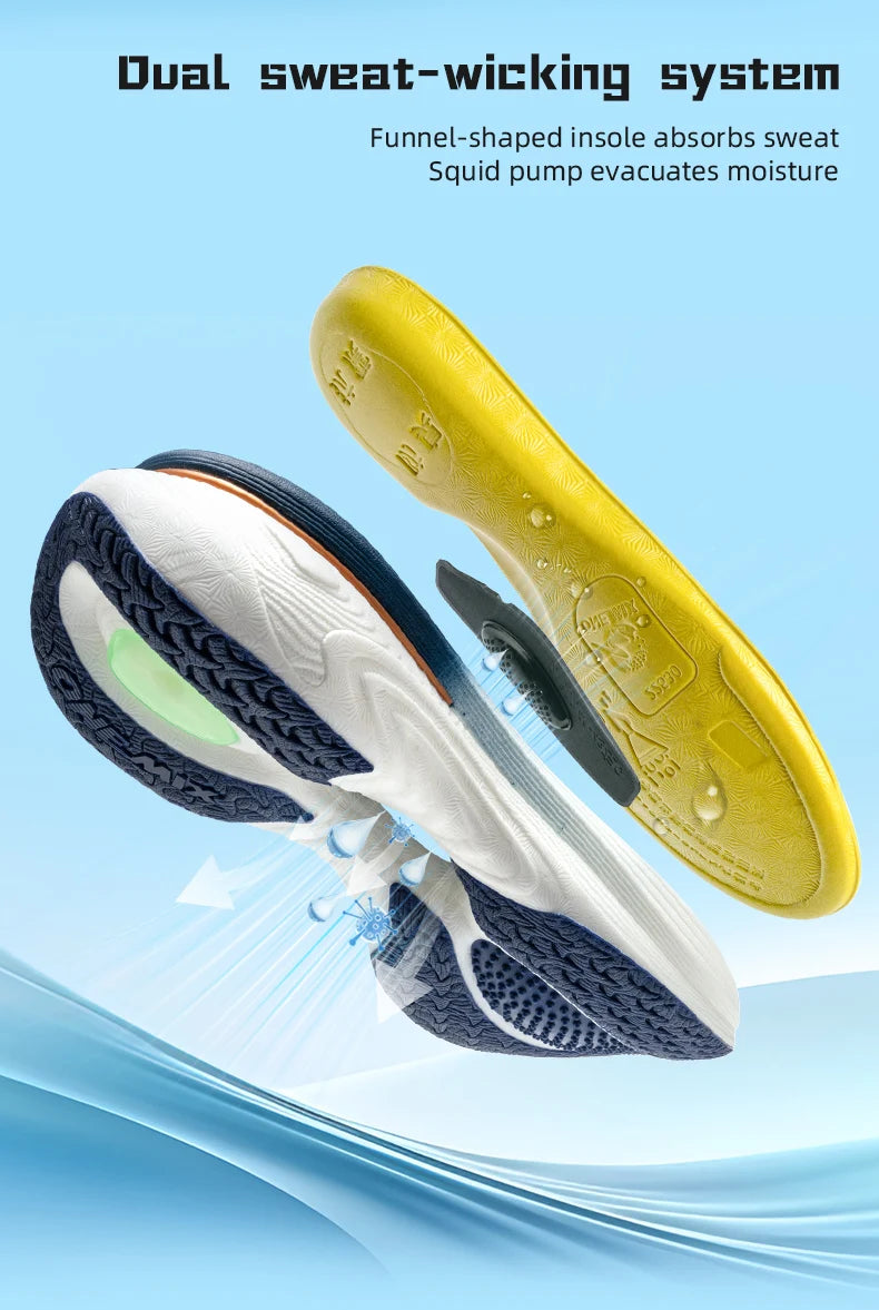 ONEMIX 2026 Jogging Running Shoes, Unisex Lightweight Sneakers, Road Wear-Resistant Fashion Sports Fitness Shoes