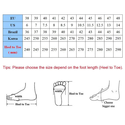 Men's Increase Insole 6CM Sports Casual Height Shoes Size 48 Men's Sneakers Elevator Shoes Hidden Heels Breathable Heightening Shoes