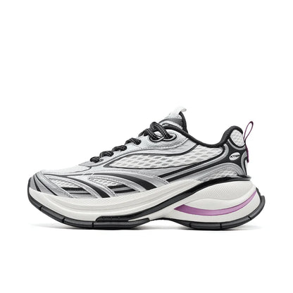 Sapatilhas Xtep Basque 3 para Mulher, Leves, Resistentes ao Desgaste, Modernas, Duráveis, com Sola Grossa, Casuais e Desportivas, 874218320006