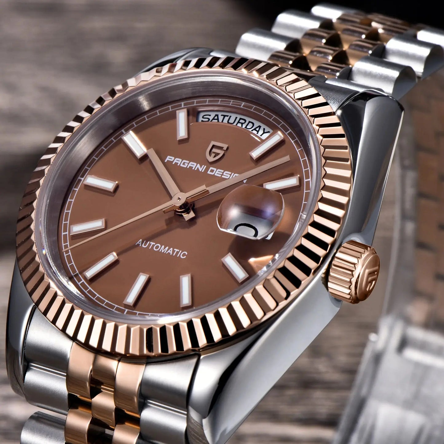 PAGANI DESIGN Enamel Dial 2026 New DD36 Men's Watches Silver Gold Luxury Automatic Watch Men Waterproof Mechanical Wristwatch