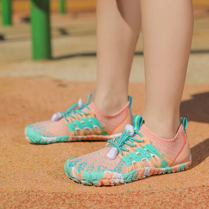 Unisex Quick-Drying Breathable Aqua Shoes Barefoot Beach Footwear for Adults and Kids Gym Outdoor Training Sneakers Size 28-46