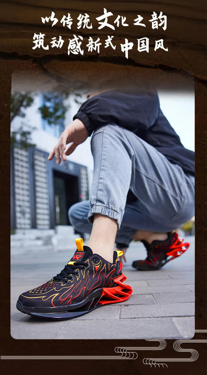 Men's Sneakers Luxury Tennis Casual Trainer Race Breathable Fashion Loafers Running Shoes for Men