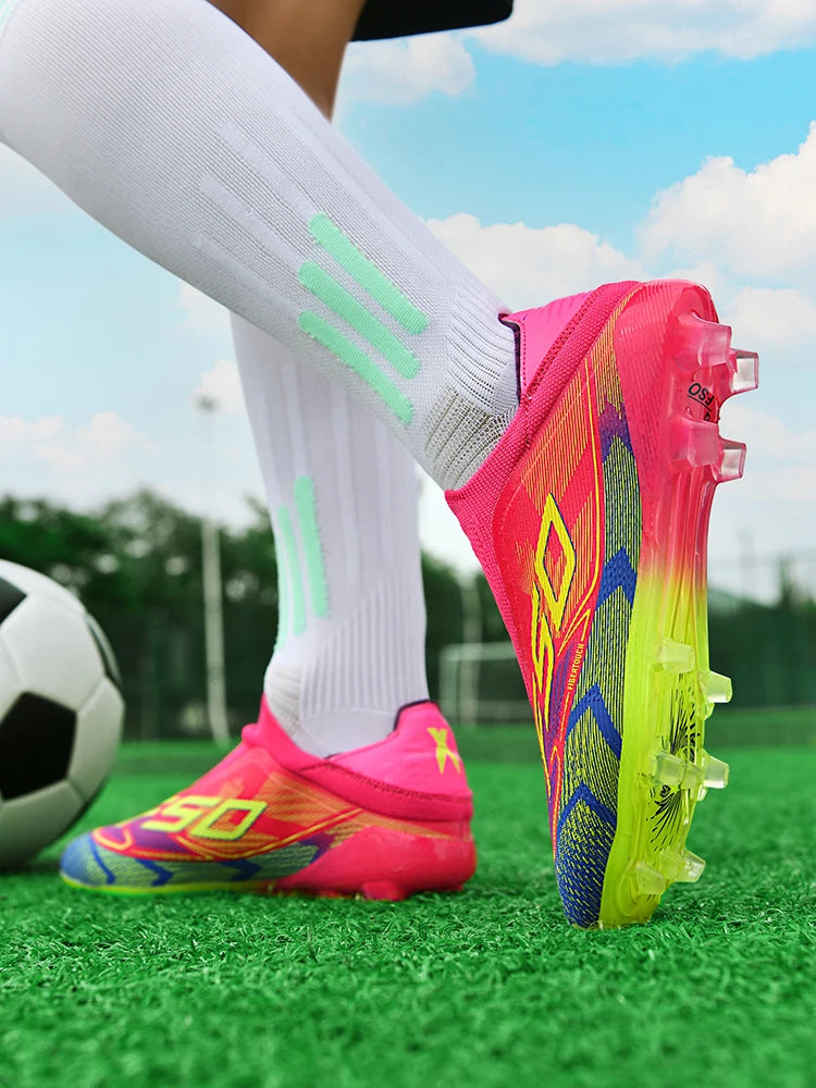 Men's Football Boots New Society Grass Tennis Adult Breathable Ultralight Outdoor Sports Male Soccer Shoes Sneakers Football Shoes