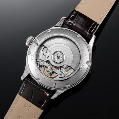 Automatic Man Watch Moon-Phase ST2528 Movement Waterproof Mechanical Wristwatches Sapphire Crystal Titanium Dials Clock S401 New