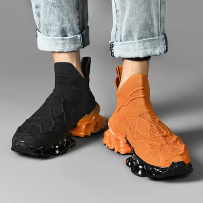 Chaussure Homme Chaussures de course respirantes pour hommes, baskets décontractées pour hommes, chaussures de tennis pour hommes, entraîneur de course, mocassins à la mode, luxe