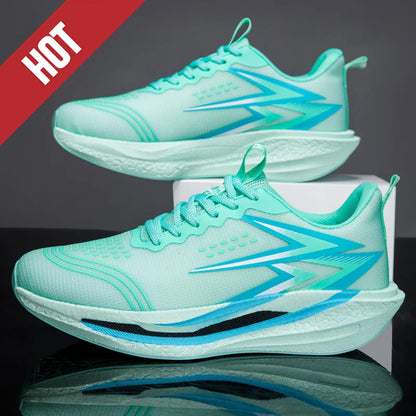 Nuove scarpe da running con piastra in carbonio per maratona, da uomo e donna, sportive, traspiranti, leggere, comode, antiscivolo e casual