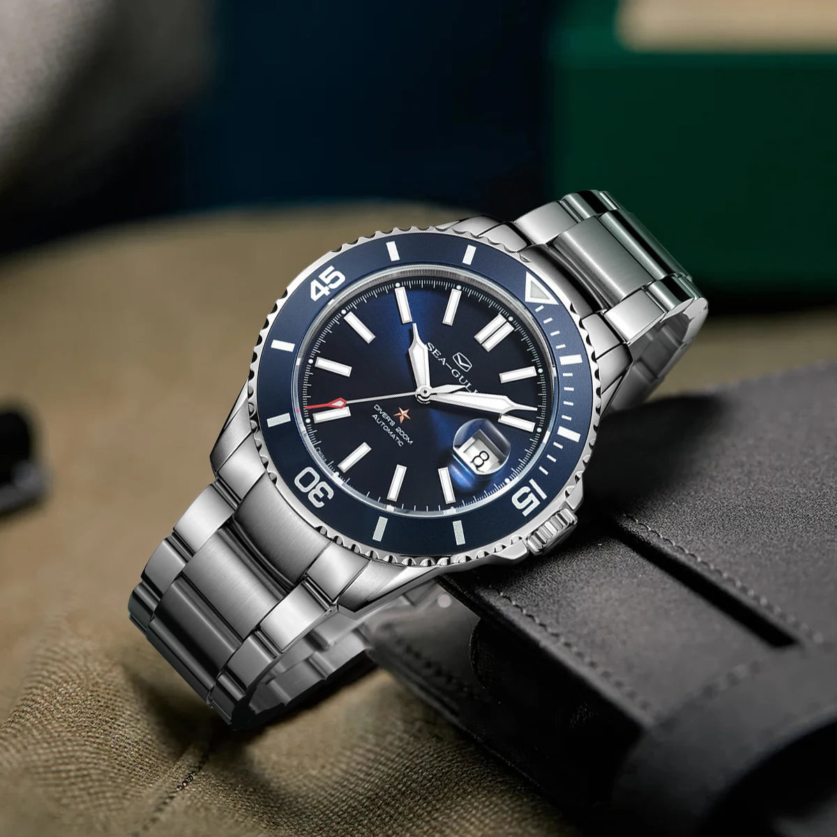 Seagull relogio masculino Men Watch 200m Diving Business Waterproof Fashion Automatic Mechanical Watch Ocean Series 816.32.1523
