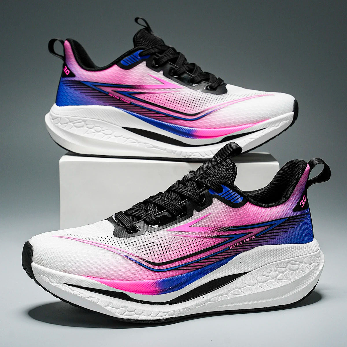 Zapatillas deportivas de talla grande para hombre, cómodas y versátiles, para senderismo al aire libre, running, uso casual y entrenamiento en pareja, con estilo moderno