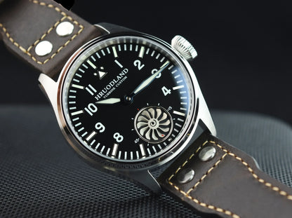 Hruodland 2025 New Pilot ST3620 Men's Manual Mechanical Watch 43MM Sapphire Waterproof 10Bar BGW-9 Retro Watch for Men