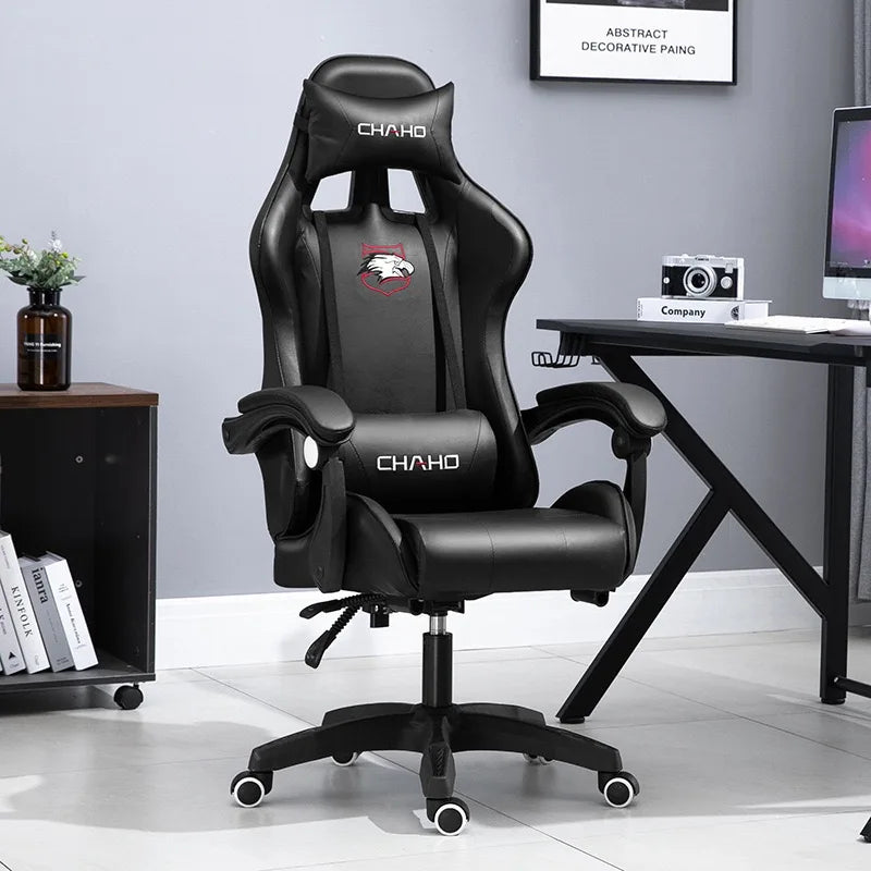 UVR Professional Gaming Computer Chair Home Office Chair Ergonomic Design Armchair with Footrest Competitive Chair Furniture