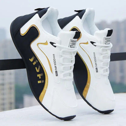 Men's Shoes with Waterproof and Anti-Slip Leather Surface, High-End Travel Shoes, Trendy and Versatile, Autumn Men's Sports and