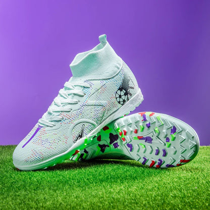 Scarpe da calcio professionali da uomo, scarpe da calcetto con tacchetti, sneakers da calcio ultraleggere per allenamento e sport all’aperto