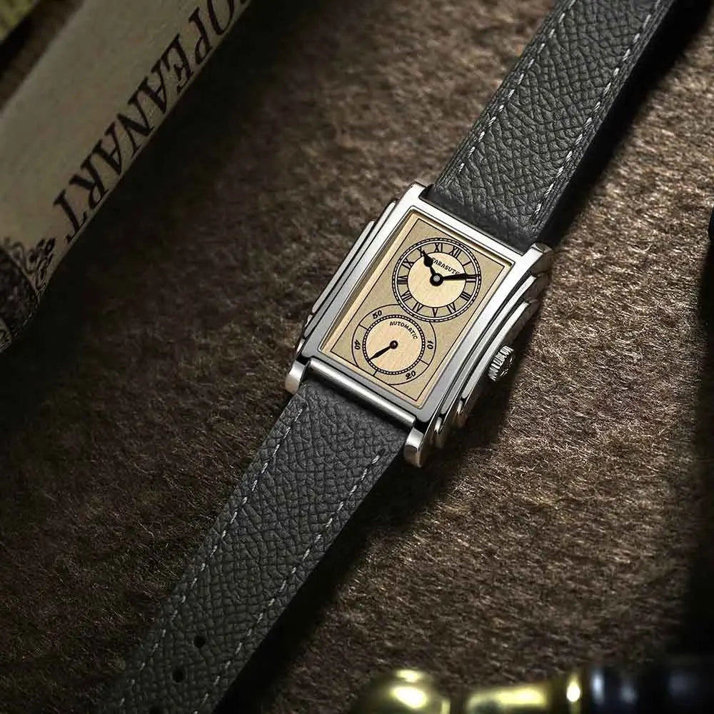 FARASUTE Luxury Fully Automatic Mechanical Men's Watch Seagull Sports Sapphire Stainless Steel Doctor Wristwatch reloj hombre 