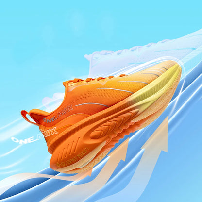 ONEMIX New Top Cushioning Running Shoes for Men Athletic Training Sport Shoes Outdoor Non-Slip Wear-Resistant Sneakers for Men