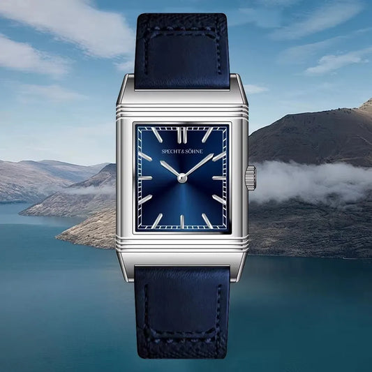 2026 Specht & Söhne New 25.5MM Square Watch For Men Ronda Quartz Movt Sports Watches Ultrathin Stainless Steel 50M Waterproof