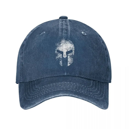 Spartan Sparta Warrior Baseball Cap Retro Distressed   for Men Women Running Golf Adjustable Fit Hats Cap