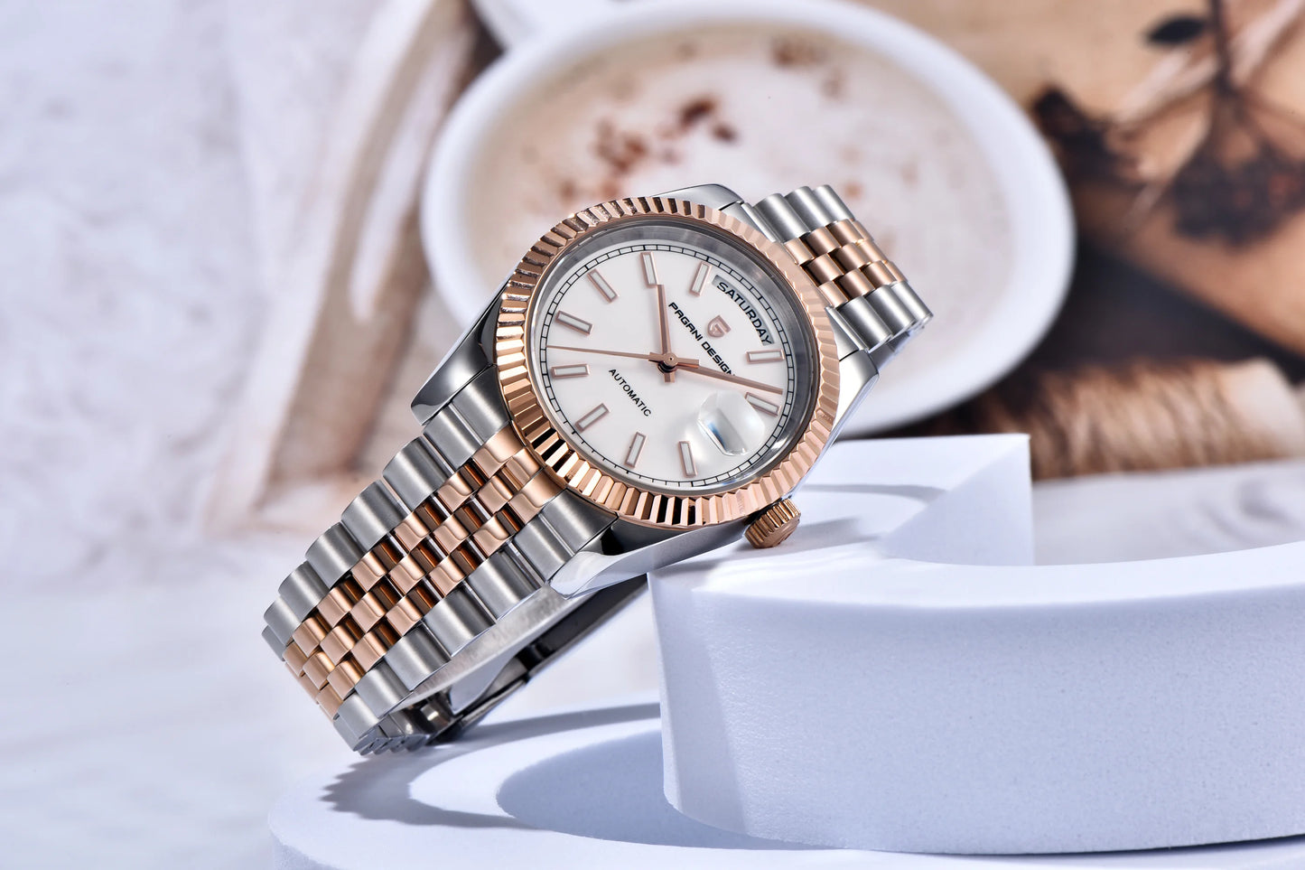 PAGANI DESIGN Enamel Dial 2026 New DD36 Men's Watches Silver Gold Luxury Automatic Watch Men Waterproof Mechanical Wristwatch