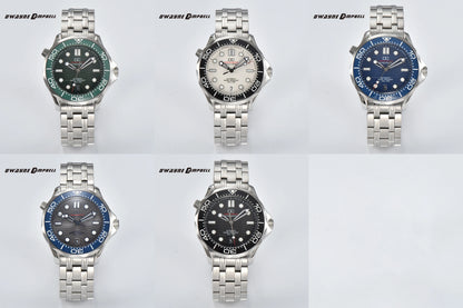 DWAYNE CAMPBELL Top Luxury NH35 Men's Automatic Mechanical Watch Ceramic Bezel Waterproof Classic Business Wristwatch