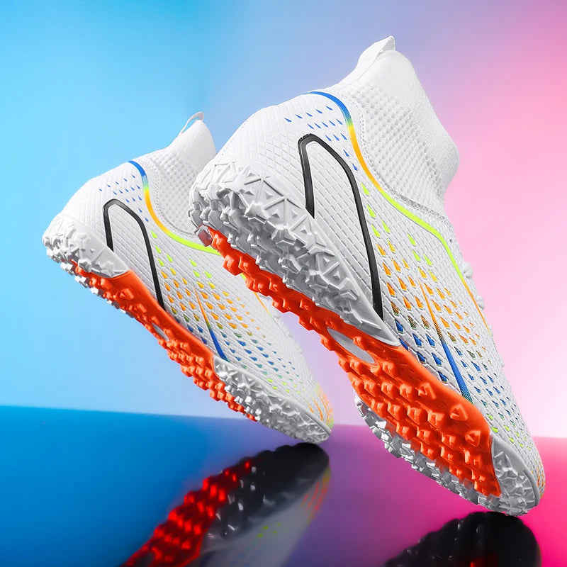 New Men's Soccer Shoes Professional Football Boots Turf Futsal Match Grass Unisex Outdoor Training Soccer Cleats Non-Slip Breathable