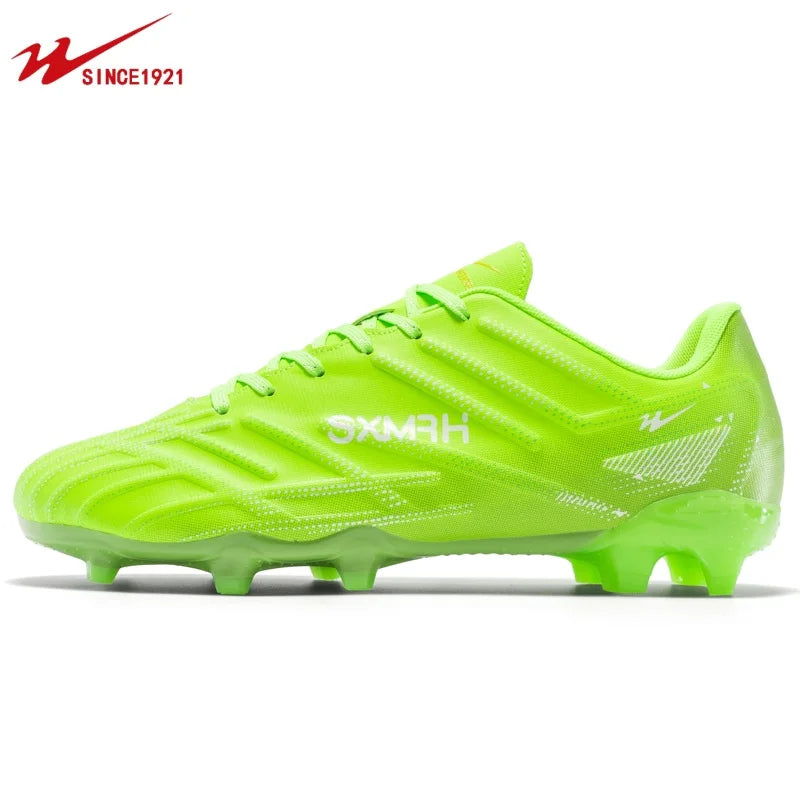 Double Star Adult Youth AG Soccer Cleats Non-Slip Durable Artificial and Natural Grass Football Shoes for Training and Matches Men Women