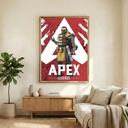 Apex Legends Poster HD Waterproof Self-Adhesive Wall Art with Multi-Scene Compatibility