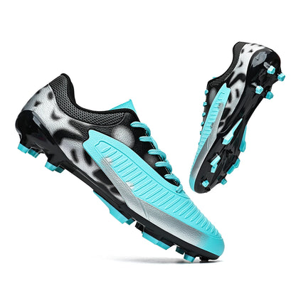 Breathable Football Shoes for Men, FG/AG Long Nail Artificial Turf Anti-Slip Sports Shoes, A Must-Have for Fans