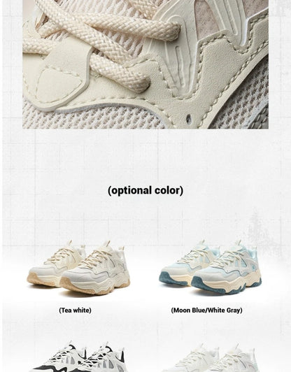 Xtep casual shoes 2025 spring and summer lightweight sports shoes with thick sole, fashionable street style sneakers 875319320004