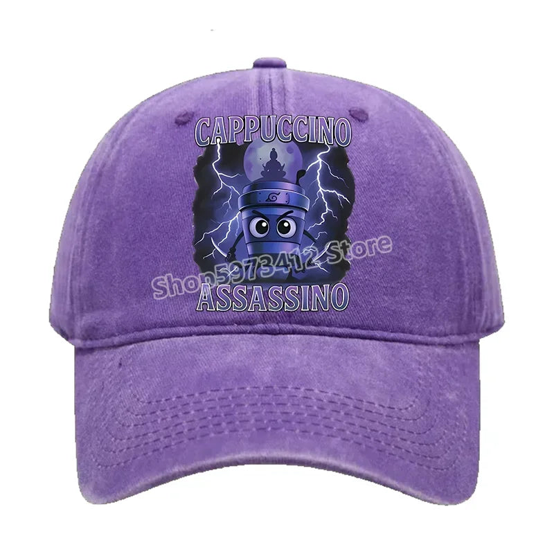 Italienisch Brainrot Damen Herren Mützen Kinder-Baseballmütze Accessoires Mütze Jungen Mädchen Mützen Verstellbar Herren Trucker-Mütze Sonnenhut Kinder Geschenk
