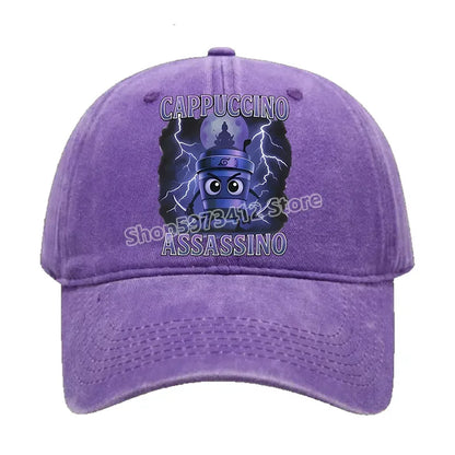 Italienisch Brainrot Damen Herren Mützen Kinder-Baseballmütze Accessoires Mütze Jungen Mädchen Mützen Verstellbar Herren Trucker-Mütze Sonnenhut Kinder Geschenk