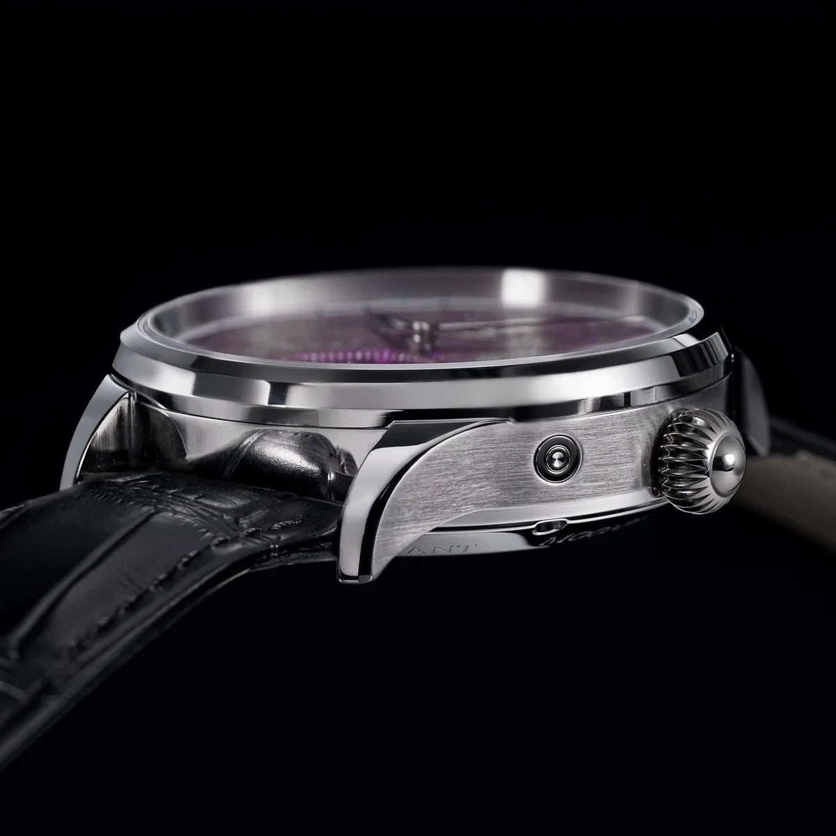 Automatic Man Watch Moon-Phase ST2528 Movement Waterproof Mechanical Wristwatches Sapphire Crystal Titanium Dials Clock S401 New