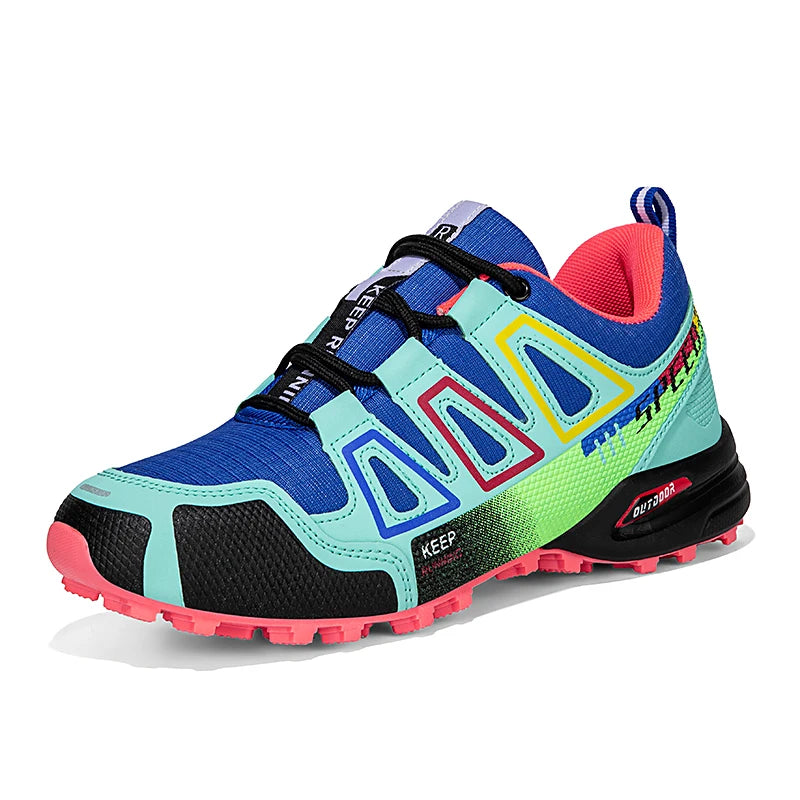 Women’s Waterproof Hiking Shoes Outdoor Sports Shoes Women’s Walking Travel Sports Shoes Bicycle Sports Shoes Running Sports Shoes