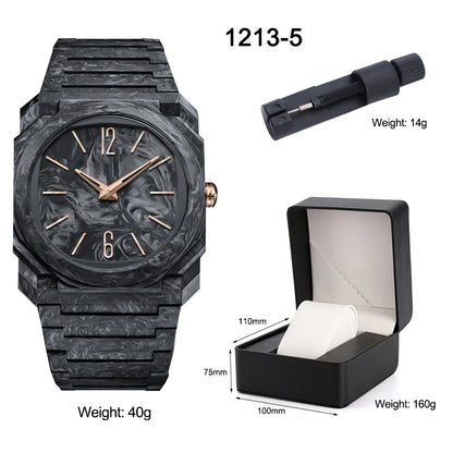 Creative Design Smoked Marble Pattern Quartz Watch Ultra-Thin Dial 3ATM Waterproof Plastic Quartz Watch Business Watch for Men