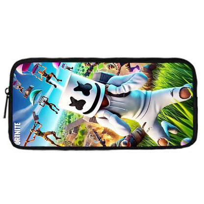 Child School Backpack with Lunch Bags, Pencil Bags, Hot Game Design-F-FortniteS School Bags for Boys Girls Best Gift