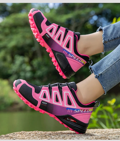 Women’s Waterproof Hiking Shoes Outdoor Sports Shoes Women’s Walking Travel Sports Shoes Bicycle Sports Shoes Running Sports Shoes
