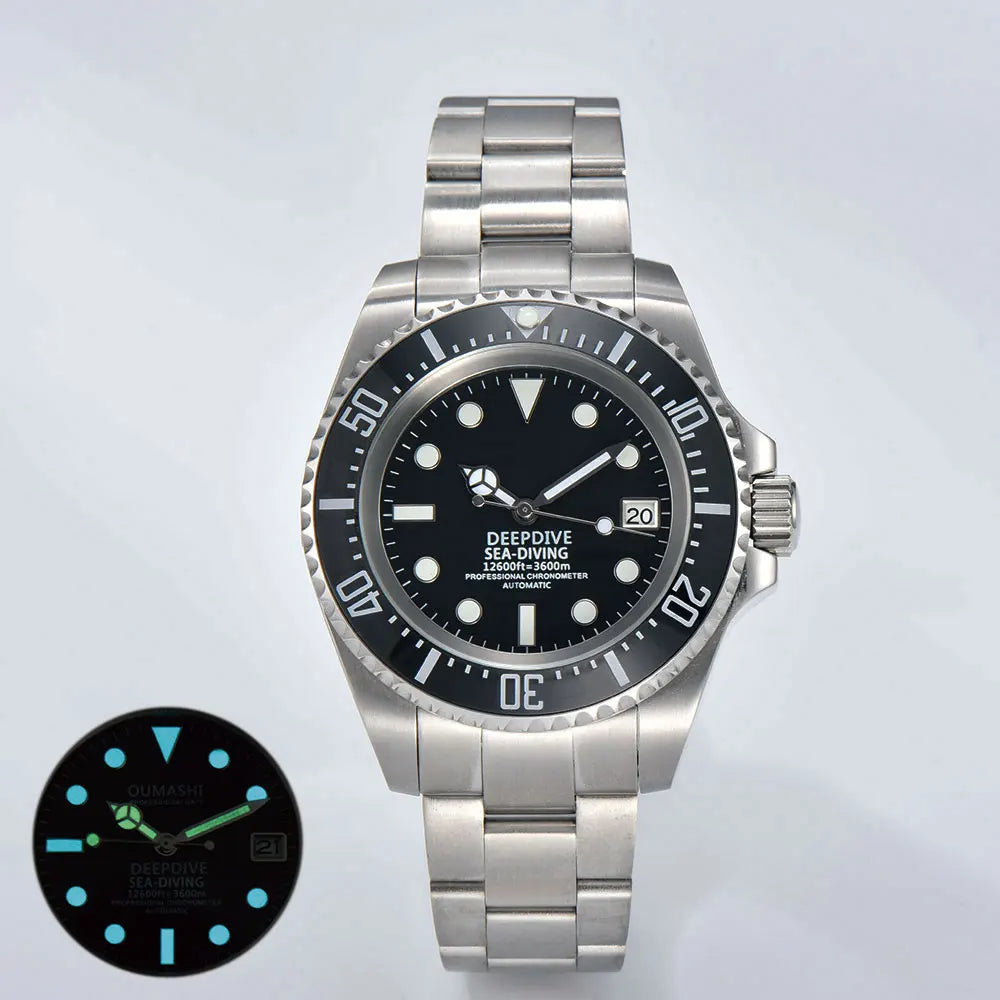 44mm High-end Men's Watch NH35 Mechanical Watch Automatic Movement Watch Sapphire Glass Stainless Steel Waterproof Watch