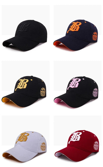Casquette de baseball pour homme et femme, casquette d'été en coton, brodée, snapback, casquette hip-hop, casquette de sport pour adulte, casquette de soleil décontractée, gorra pour homme, visière, casquette « Dad Hat »
