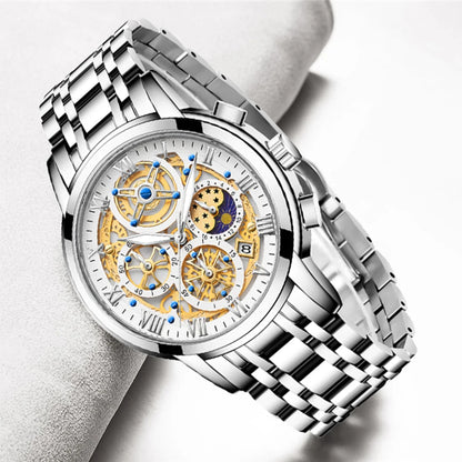 LIGE 2024 New Fashion Gold Women Watch Top Brand Luxury Waterproof Watches for Women Sport Quartz Chronograph Relogio Feminino