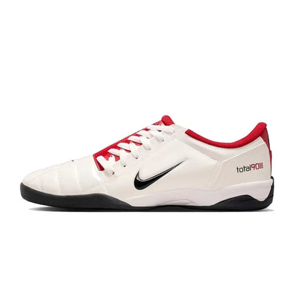 Nike Total 90 III – стилни, минималистични, удобни, плътно прилепващи, неплъзгащи се, издръжливи футболни обувки с ниска горна част (унисекс, бели) HQ2851-100