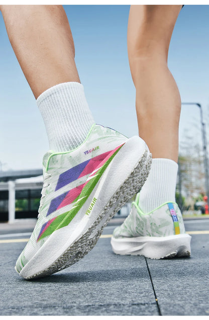 Men's Cushioning Running Shoes Lightweight Athletic Casual Sneakers Male Non-Slip Sports Shoes Outdoor Travel Walking Shoes 2026